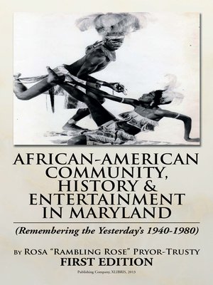 cover image of African-American Community, History & Entertainment in Maryland